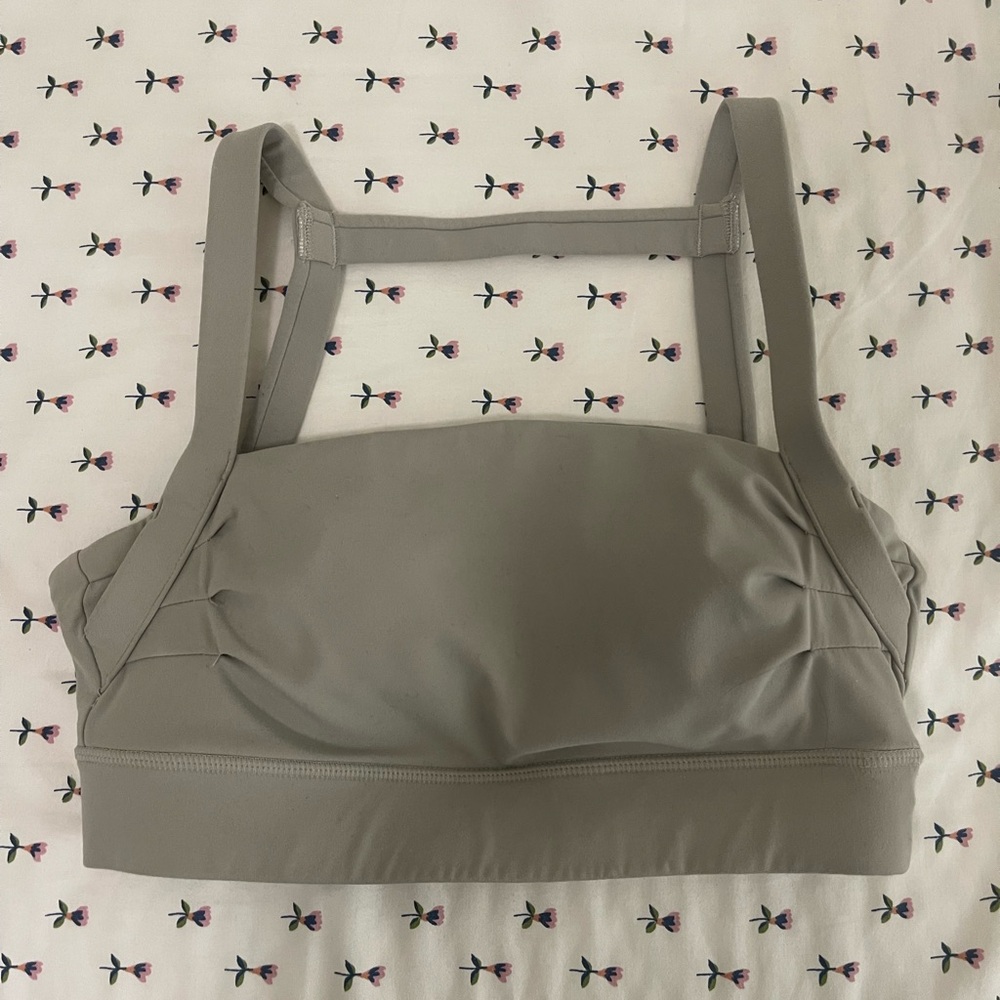 Aoxjox Square Neck Balcony Open Back Sports Bra